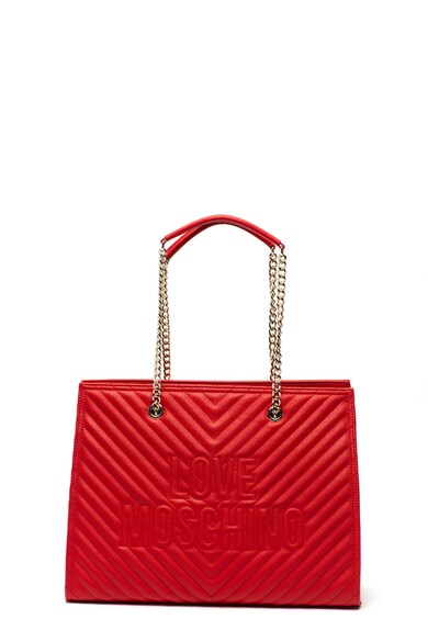 Love Moschino Geanta shopper de piele ecologica, cu etui detasabil Femei