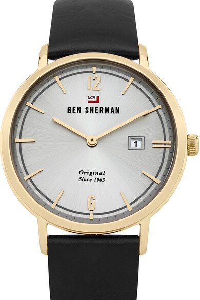 Ben Sherman Аналогов часовник с кожена каишка Мъже