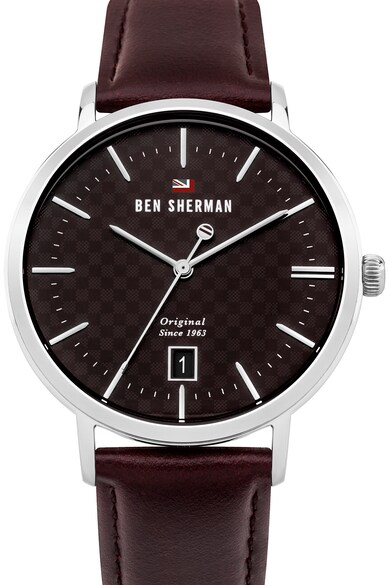 Ben Sherman Ceas analog cu cadran in carouri Barbati