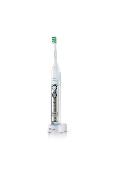 Philips Sonicare Periute de dinti electrice Philips HX6932/36 Sonicare FlexCare, 2 manere, 2 capete de periere, Numar de miscari/minut 62000, 3 moduri, Sterilizator UV, Alb/Verde Femei