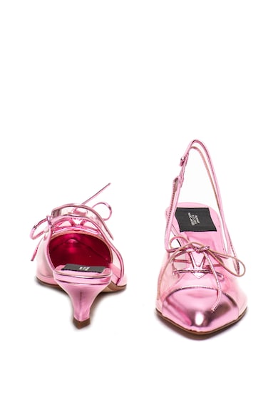 Marc Jacobs Pantofi slingback cu toc kitten si segmente transparente Femei