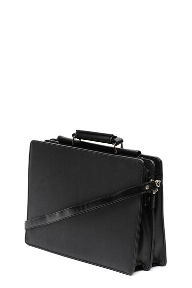Pierre Cardin Чанта тип куфарче от еко кожа Сафиано Мъже