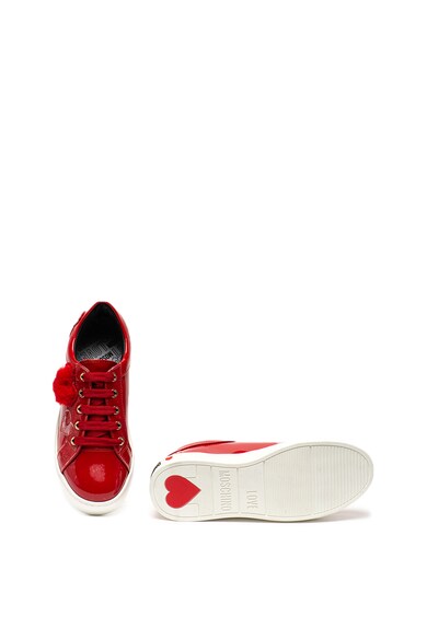 Love Moschino Спортни обувки от еко кожа с лачен ефект Жени