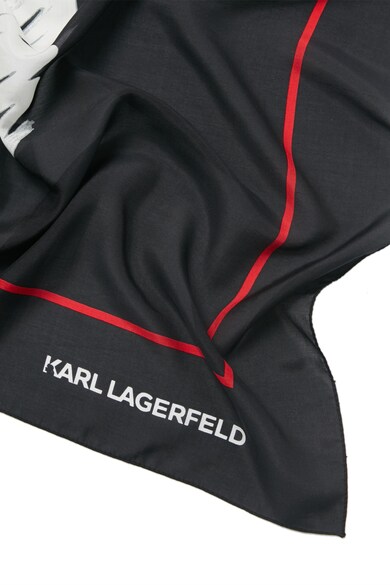 Karl Lagerfeld Esarfa din amestec de matase si modal Femei