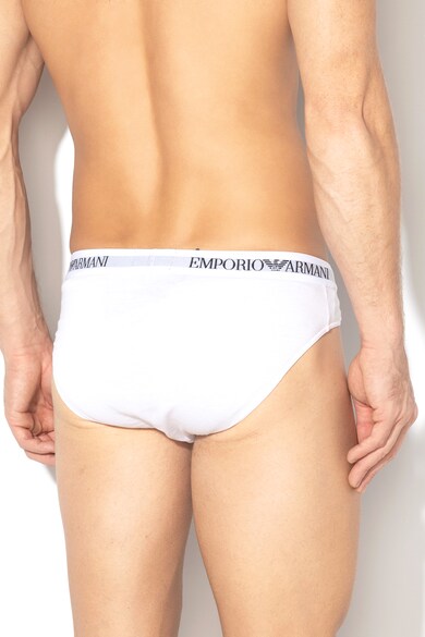 Emporio Armani Underwear Set de chiloti cu banda cu logo in talie - 2 perechi Barbati