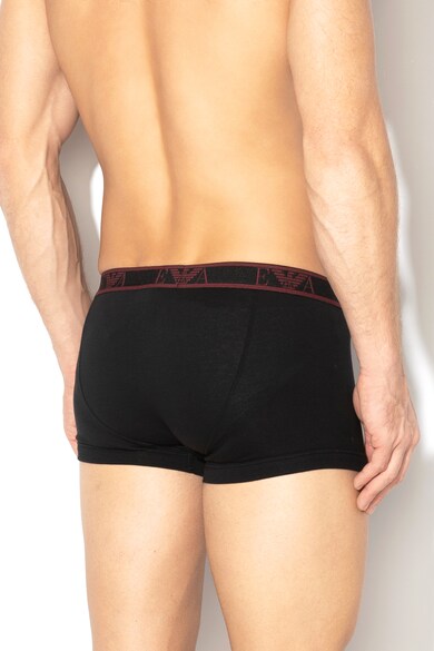 Emporio Armani Underwear Set de boxeri cu banda logo in talie, 3 perechi 23 Barbati