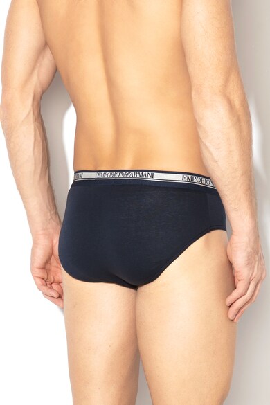 Emporio Armani Underwear Set de chiloti cu banda logo in talie - 2 perechi Barbati