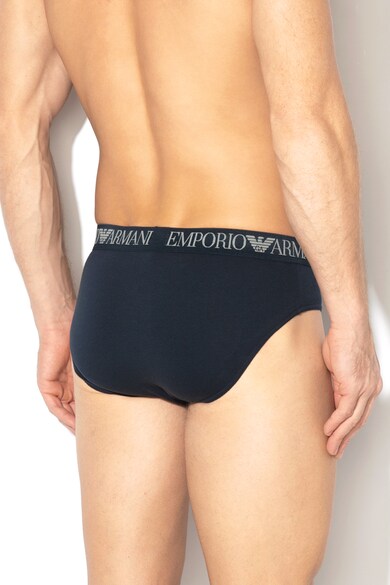 Emporio Armani Underwear Set de chiloti cu banda logo in talie - 2 perechi Barbati