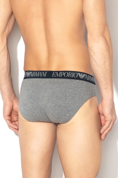 Emporio Armani Underwear Set de chiloti cu banda logo in talie - 2 perechi Barbati