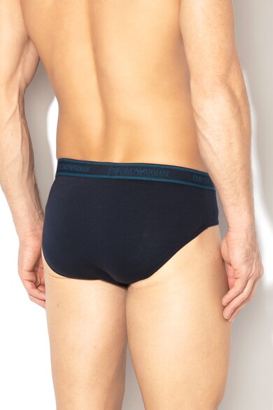 Emporio Armani Underwear Set de chiloti cu banda logo in talie, 3 perechi Barbati