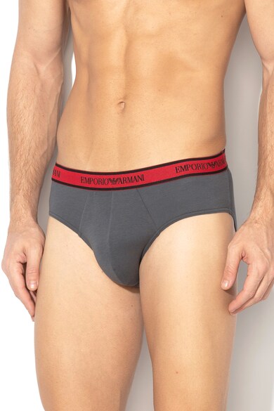 Emporio Armani Underwear Alsónadrág szett logós derékpánttal, 3 darab férfi