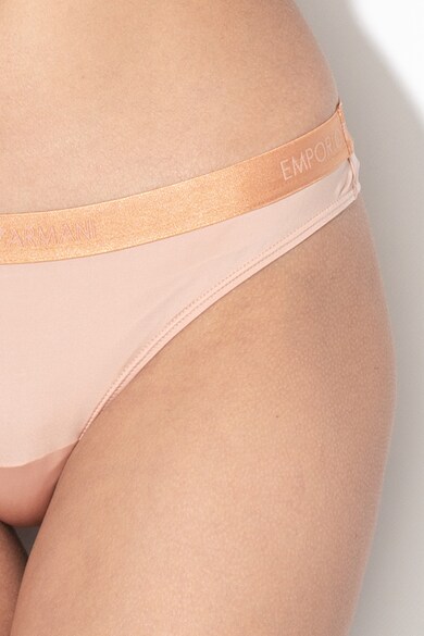 Emporio Armani Underwear Танга с еластична талия и лого Жени