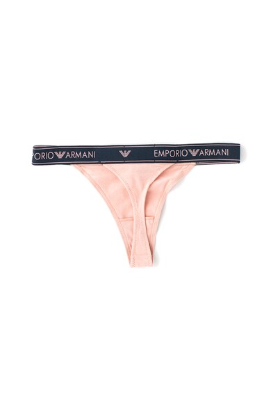 Emporio Armani Underwear Chiloti tanga cu banda elastica cu logo Femei