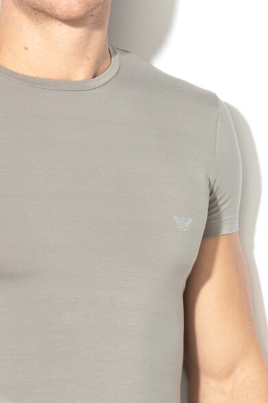 Emporio Armani Underwear Тениска с модал и овално деколте Мъже