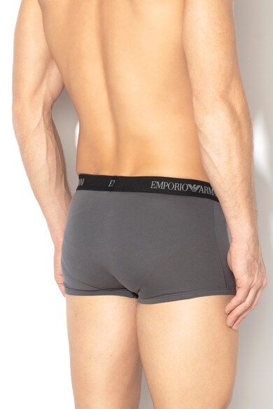 Emporio Armani Underwear Set de boxeri cu banda elastica in talie - 3 perechi Barbati