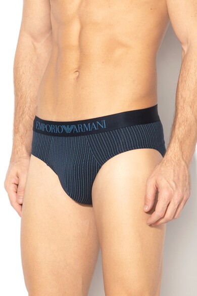 Emporio Armani Underwear Слипове с лого на талията, 2 чифта Мъже