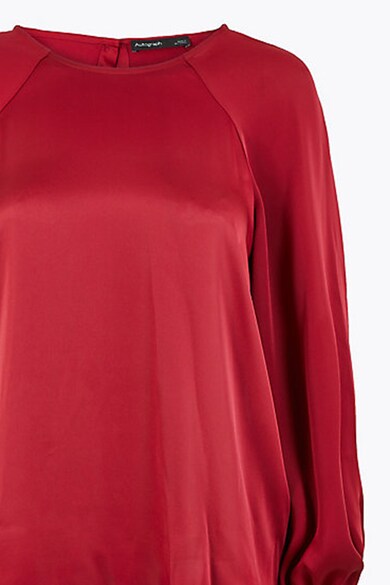 Marks & Spencer Bluza cu maneci raglan si aspect de satin Femei