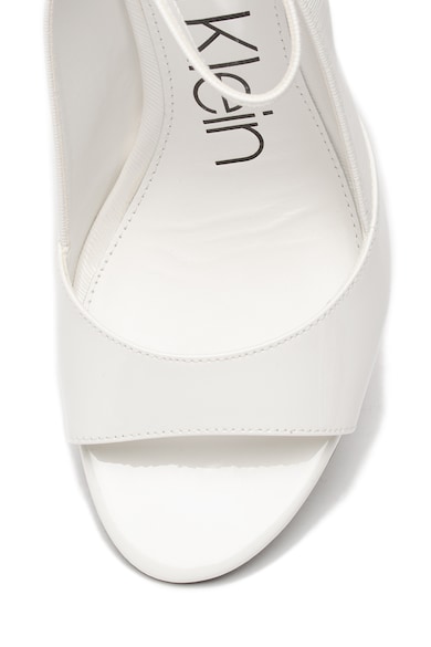 CALVIN KLEIN Sandale slingback cu imprimeu logo Rad Femei