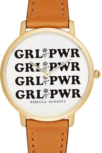 Rebecca Minkoff Часовник с кожена каишка Жени
