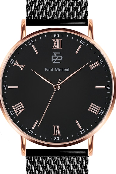 Paul McNeal Ceas unisex cu bratara cu model plasa Barbati