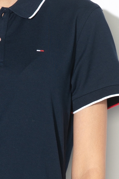 Tommy Hilfiger Тениска от пике с яка и бродирано лого Жени
