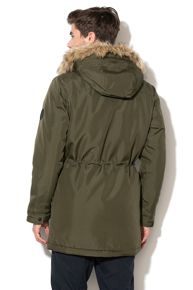 Only & Sons Geaca parka cu garnitura detasabila de blana sintetica Basil Barbati