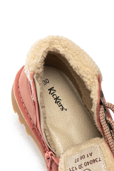 Kickers kids Ghete de piele intoarsa Neohook Fete