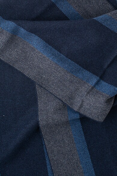 Gant Fular de lana cu model in dungi Barbati