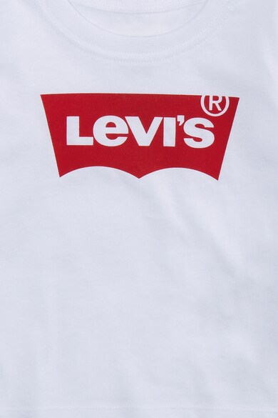 Levi's Kids Bluza sport cu decolteu la baza gatului si imprimeu logo Baieti