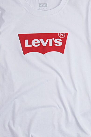 Levi's Kids Tricou cu imprimeu logo si decolteu la baza gatului Fete