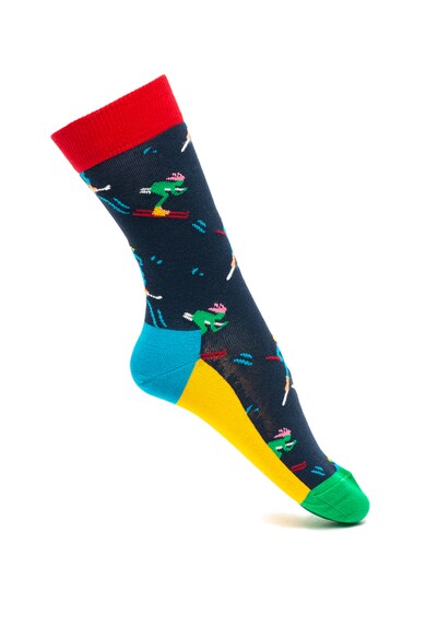Happy Socks Set de sosete lungi unisex cu imprimeu grafic - 2 perechi Femei