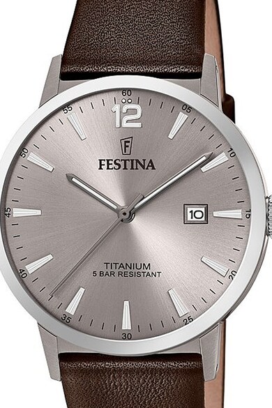 Festina Часовник с кожена каишка Мъже