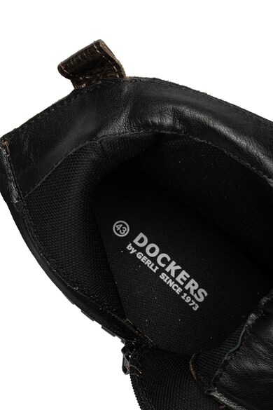 Dockers Кожени боти с пришито лого Мъже