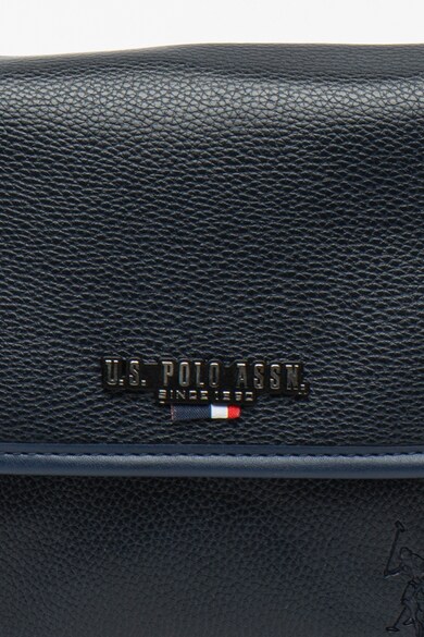 U.S. Polo Assn. Малка чанта от еко кожа с релефно лого Мъже