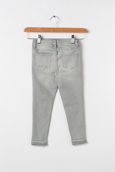 GAP Blugi skinny cu talie inalta si rupturi decorative Fete