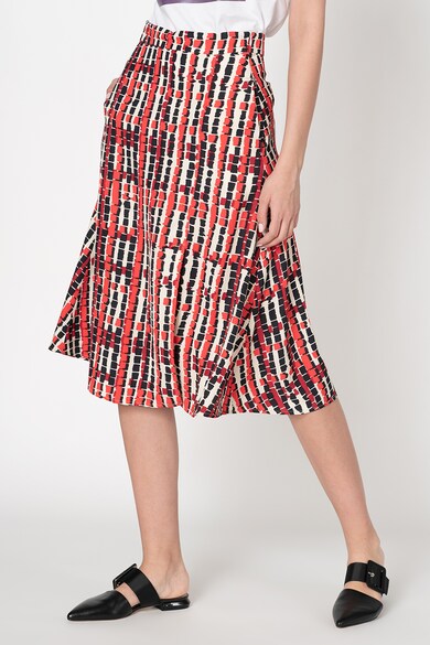 Max&Co Fusta midi cu model geometric Cavalese Femei