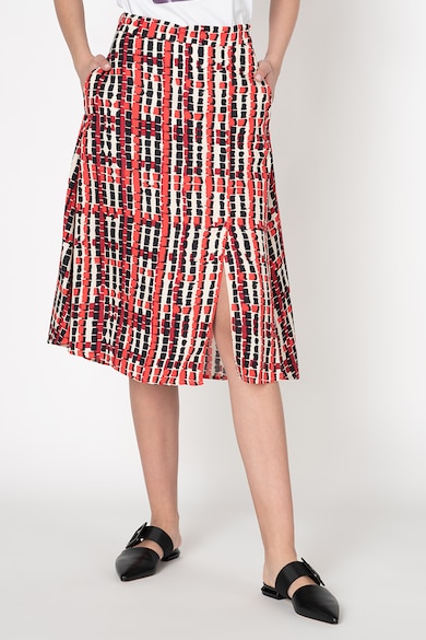 Max&Co Fusta midi cu model geometric Cavalese Femei