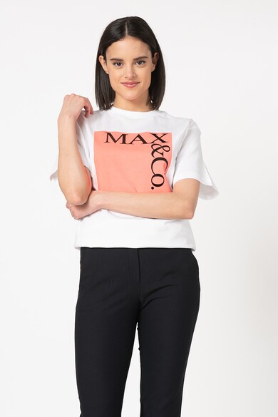 Max&Co Tricou cu imprimeu logo Femei