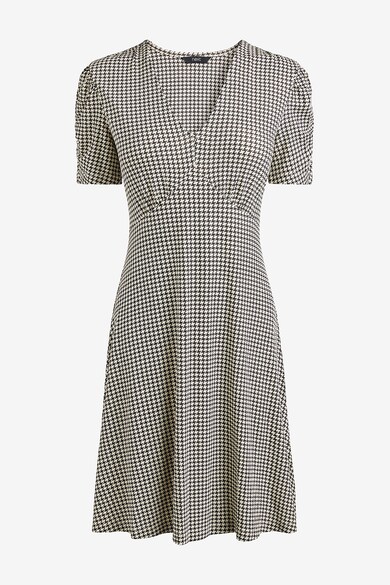 NEXT Rochie cu croiala in A si model houndstooth Femei