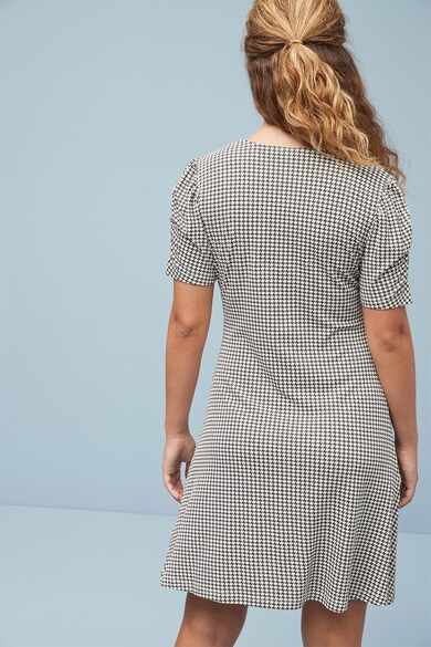 NEXT Rochie cu croiala in A si model houndstooth Femei