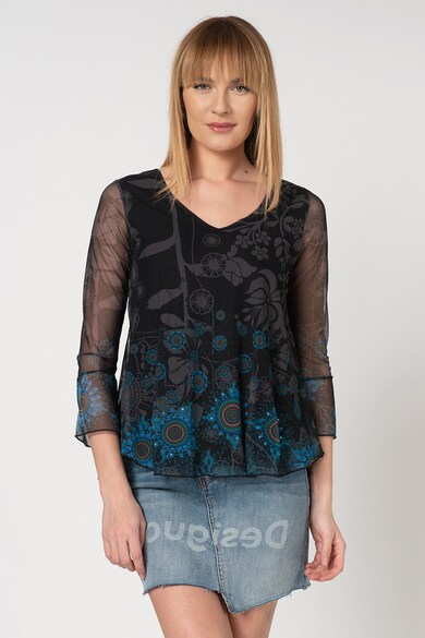 DESIGUAL Bluza cu aspect 2in1 Brouke Femei