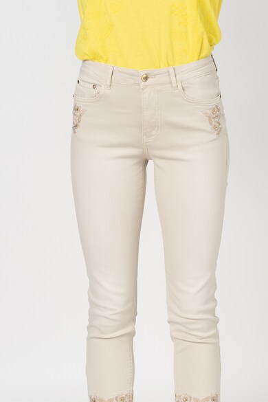 DESIGUAL Pantaloni skinny din amestec de modal cu slituri cu fermoar la glezna Carmina Femei