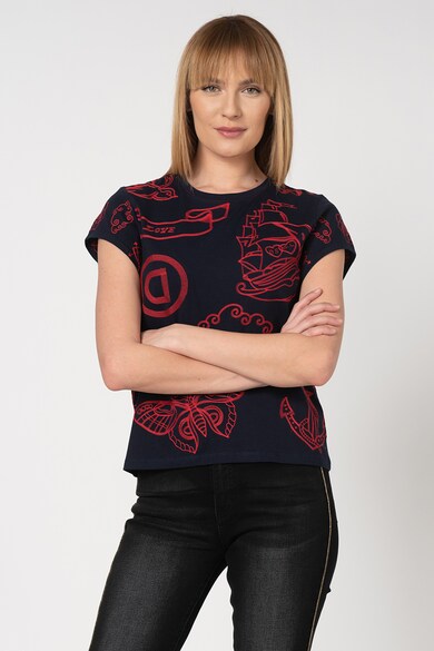 DESIGUAL Tricou cu detalii brodate Matinero Femei