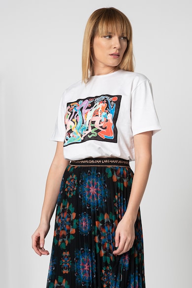 DESIGUAL Tricou cu aplicatie grafica Rassil Femei