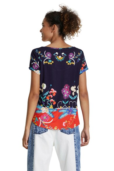 DESIGUAL Tricou cu imprimeu floral Femei