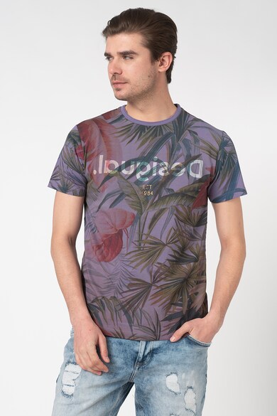 DESIGUAL Tricou cu imprimeu vegetal Joss Barbati