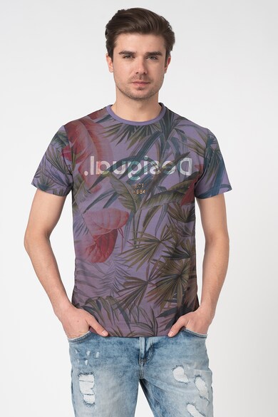 DESIGUAL Tricou cu imprimeu vegetal Joss Barbati