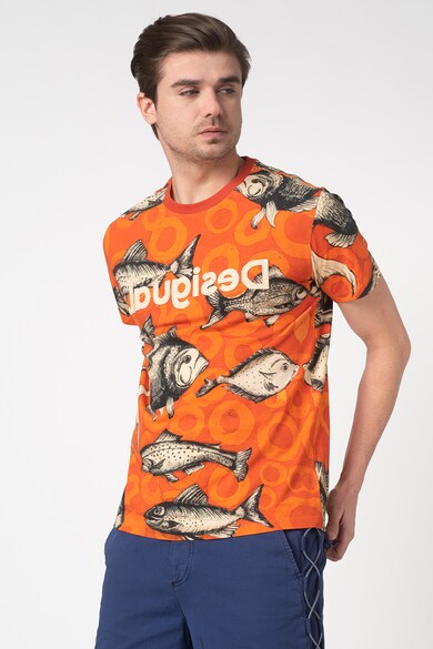 DESIGUAL Tricou cu imprimeu grafic Kalman Barbati