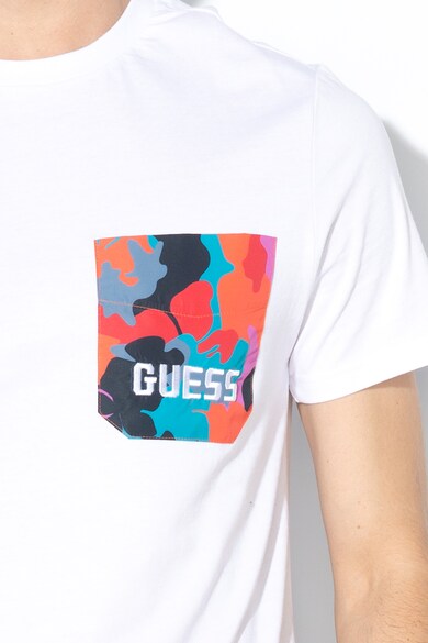 Guess Tricou de casa cu decolteu la baza gatului Barbati