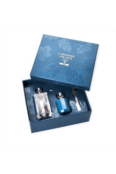 Prada Set  L'Homme l'Eau, Barbati: Apa de Toaleta, 100 ml + Gel de dus, 100 ml + Apa de Toaleta, 10 ml Barbati